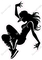 Hip-Hop Dancer Silhouette 11