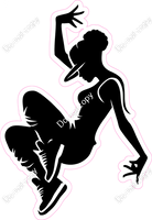 Hip-Hop Dancer Silhouette 13
