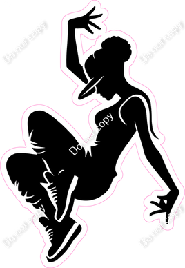 Hip-Hop Dancer Silhouette 13