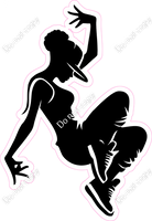 Hip-Hop Dancer Silhouette 13