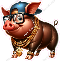 Blinged Out Pig