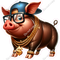 Blinged Out Pig