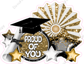 Gold / Black - Proud of You Statement with Fan w/ Variant