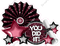 Burgundy / Black  - You Did It Statement