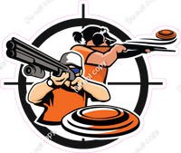 Trap Shooting - Man & Woman