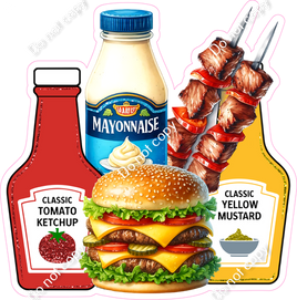 BBQ - Condiments and Meat