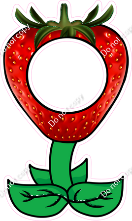 Strawberry Face Cutout