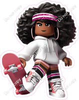 Roblox Character Girl Skateboard