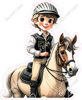 Teen Jockey Boys on a Horse
