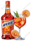 Aperol Bottle and Glass