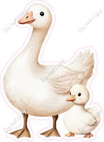 Goose with Baby