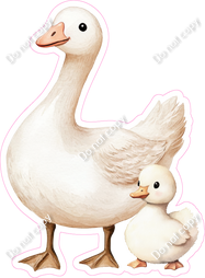 Goose with Baby