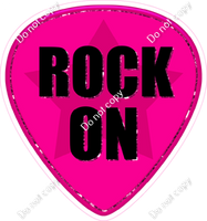 Band - Red Rock On Guitar Pick