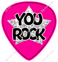 Red Guitar Pick - You Rock