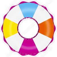 Water Floaty - Colored Circle