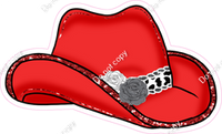 Red Western Cowgirl