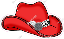 Red Western Cowgirl
