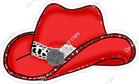 Red Western Cowgirl