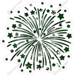 Firework - Hunter Green Sparkle - Style 3