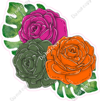Flower Bundle 1 for Little Miss One Derful Statement