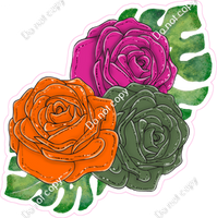 Flower Bundle 1 for Little Miss One Derful Statement