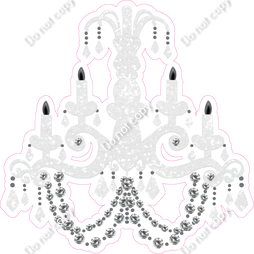 White Sparkle Chandelier
