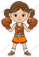 Boxing Girl - Orange