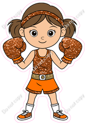 Boxing Girl - Orange