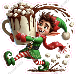 Santa's Elf - Boy - Hot Chocolate