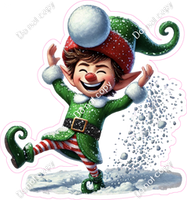 Santa's Elf - Boy - Snowball