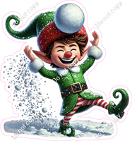 Santa's Elf - Boy - Snowball