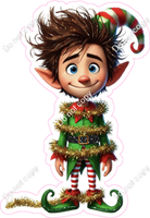 Santa's Elf - Boy - Lights