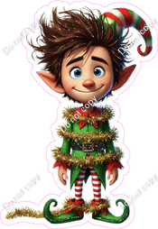 Santa's Elf - Boy - Lights