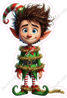 Santa's Elf - Boy - Lights