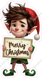 Santa's Elf - Boy - Merry Christmas
