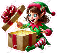 Santa's Elf - Girl - Present
