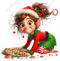 Santa's Elf - Girl - Cookies