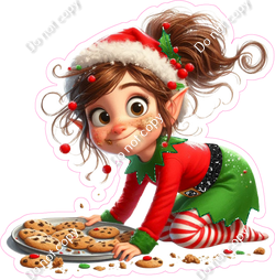 Santa's Elf - Girl - Cookies