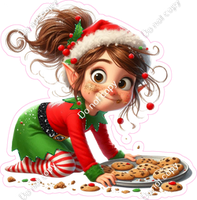 Santa's Elf - Girl - Cookies