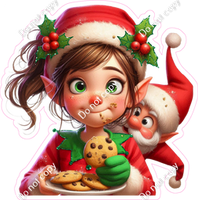 Santa's Elf - Girl - Cookies