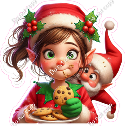 Santa's Elf - Girl - Cookies