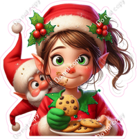Santa's Elf - Girl - Cookies