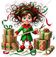 Santa's Elf - Girl - Presents