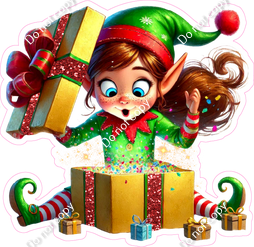 Santa's Elf - Girl - Present