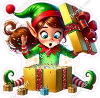 Santa's Elf - Girl - Present