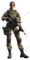 Female Soldier in Camo