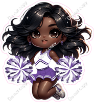 Cheerleader Jumping - Purple