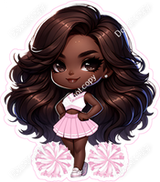 Cheerleader Posing - Baby Pink