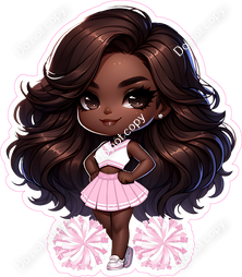 Cheerleader Posing - Baby Pink