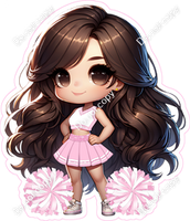 Cheerleader Posing - Baby Pink
